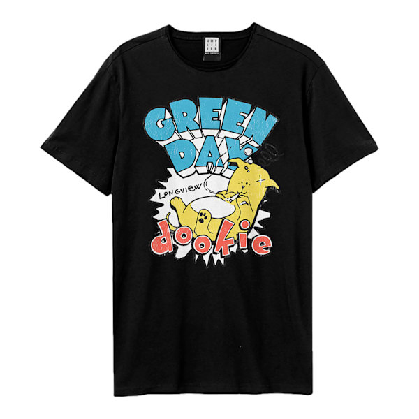 Amplified Unisex Vuxen Dookie Longview Green Day T-shirt XS Svart Black XS