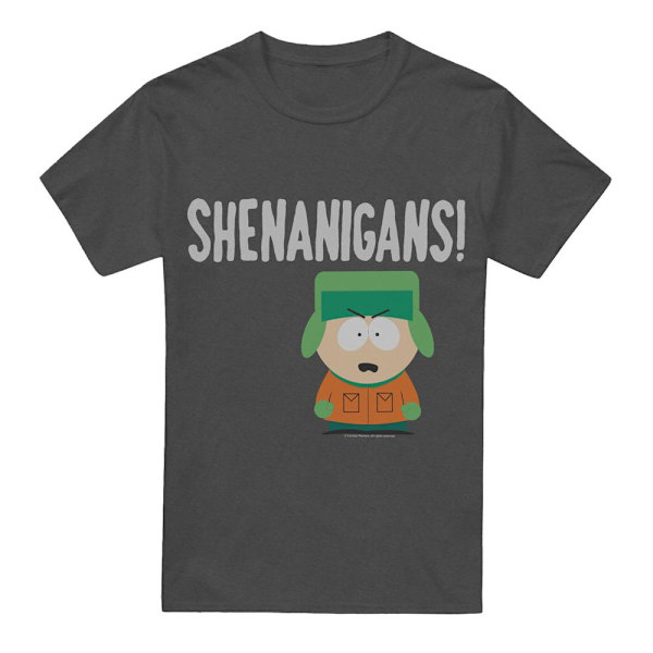 South Park Unisex Vuxen Knockoff T-Shirt XXL Kolgrå Charcoal XXL