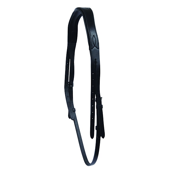 Collegiate Läder Mono Crown Huvudlag Cob Svart Black Cob