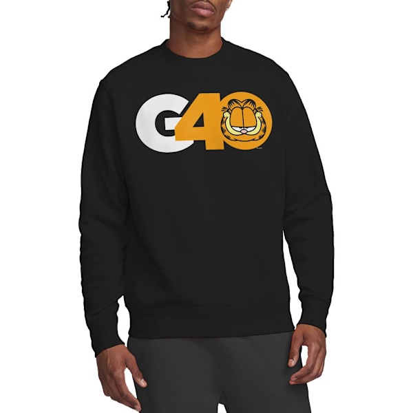 Garfield Unisex Vuxen G40 Sweatshirt S Svart Black S