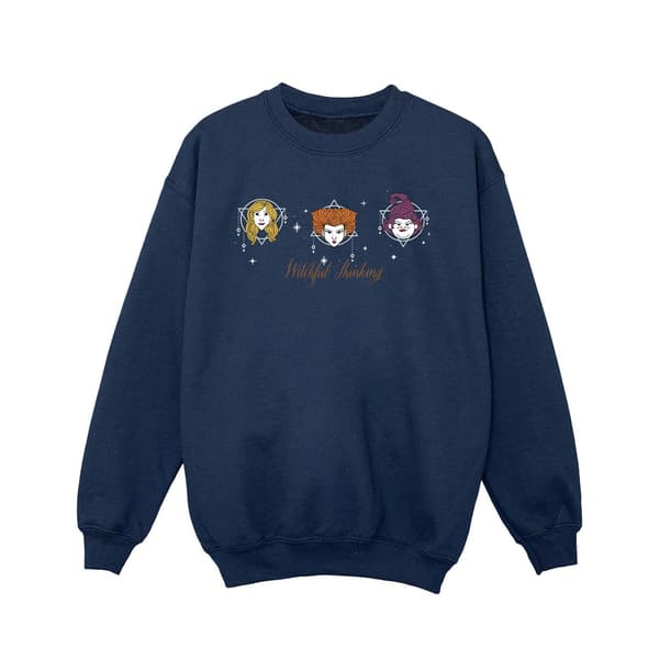 Disney Flickor Hocus Pocus Witchful Thinking Tröja 3-4 År Black 3-4 Years