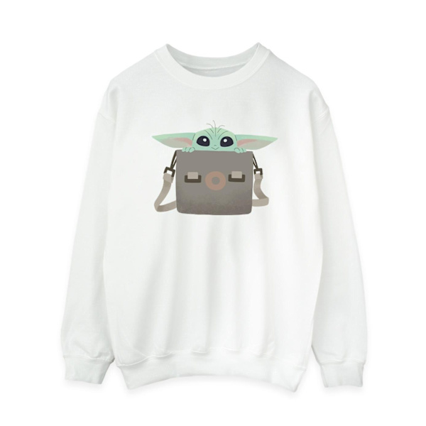 Star Wars Damkläder/Dam The Mandalorian Grogu Resväska Sweatshirt White S