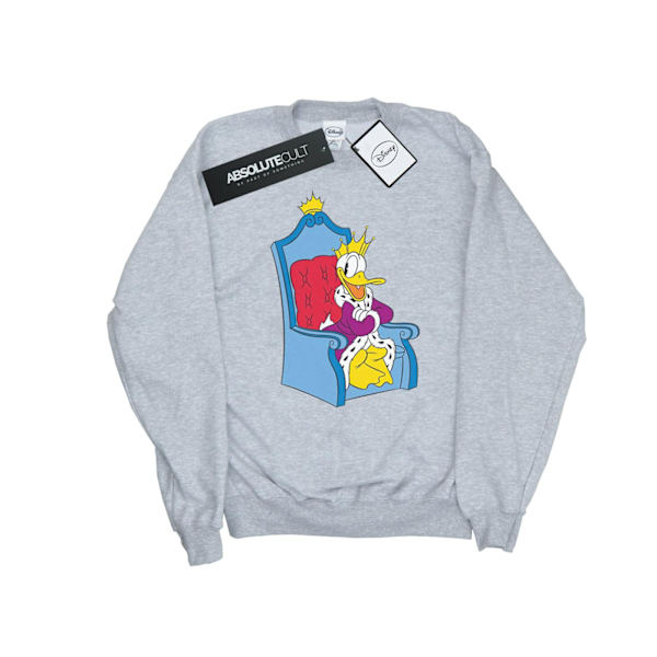 Disney Boys Donald Duck King Donald Sweatshirt 5-6 år Sport Sports Grey 5-6 Years