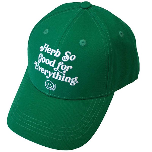 Bob Marley Unisex Vuxen Herb So Good For Everything Baseball Keps Green One Size