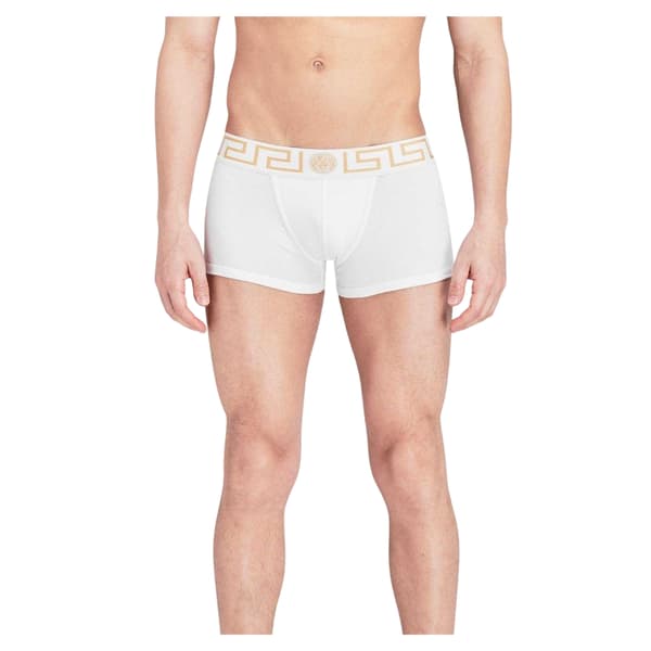 Versace Herr Greca Bomullsunderkläder (2-pack) XXL Svart/Vit Black/White XXL