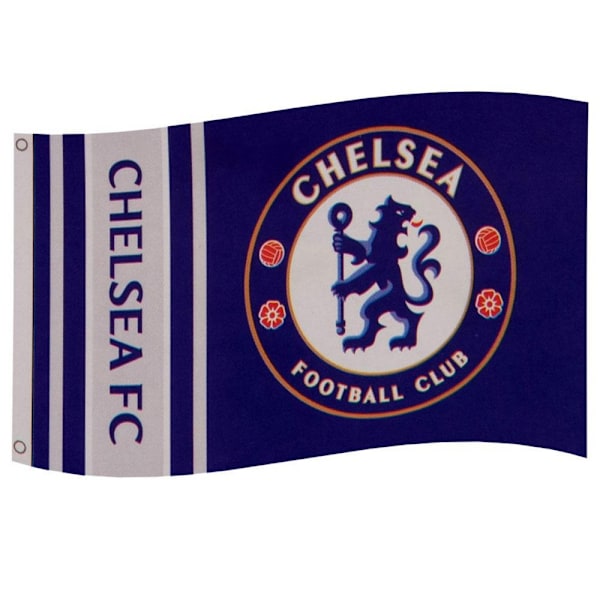 Chelsea FC Wordmark Flag One Size Blå/Grå Blue/Grey One Size