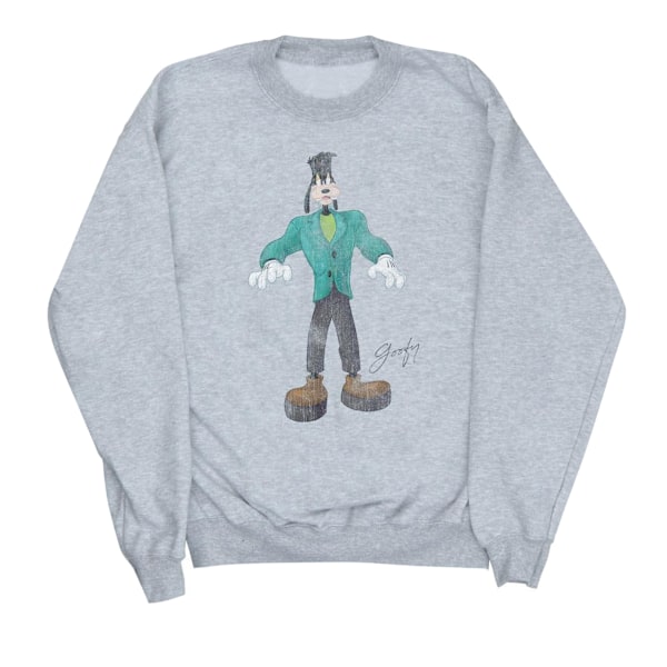 Disney Dam/Kvinnor Frankenstein Goofy Sweatshirt M Sports Grå Sports Grey M