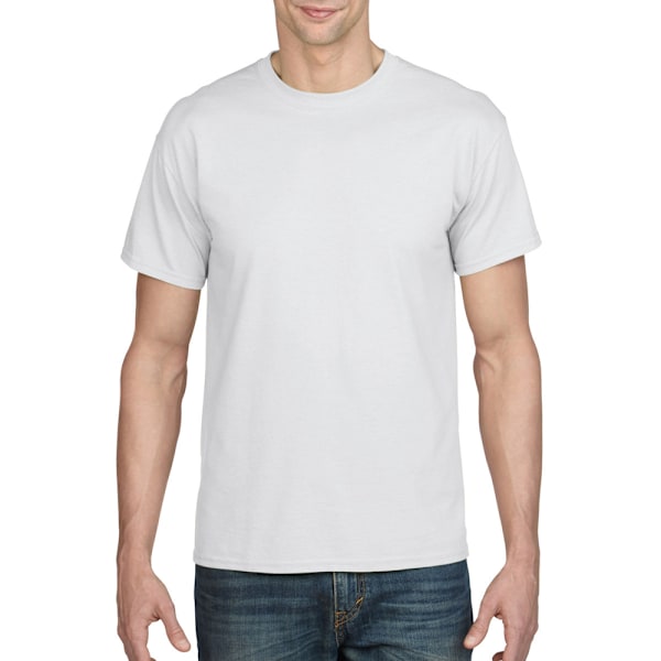 Gildan DryBlend Unisex T-shirt med korta ärmar för vuxna 2XL Vit White 2XL