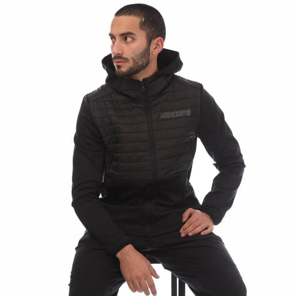 Mercier Herr Dynamic Full Zip Hoodie S Svart Black S
