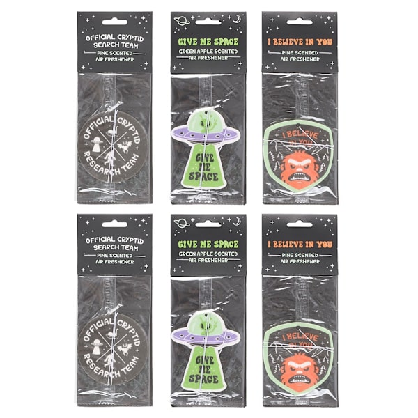 Something Different Camp Cryptid Luftfräschare (6-pack) En Multicoloured One Size