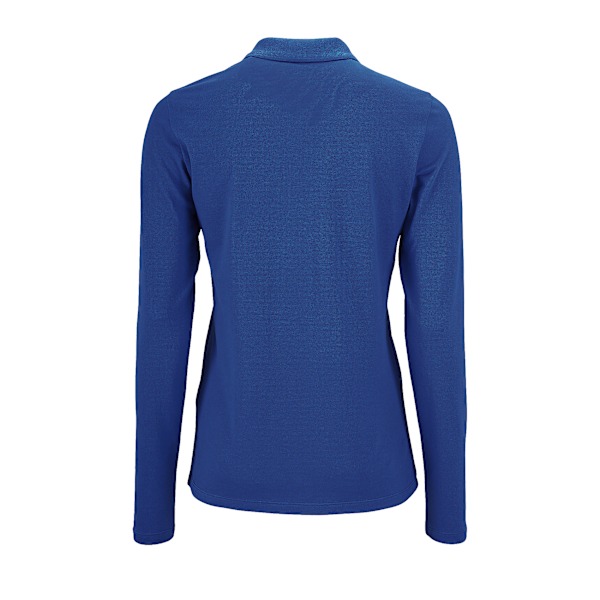 SOLS Dam/Kvinnor Perfekt Långärmad Pique Poloskjorta XL Roya Royal Blue XL