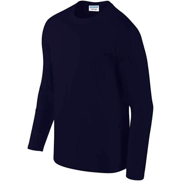 Gildan Soft Style långärmad T-shirt för män (5-pack) M Navy Navy M
