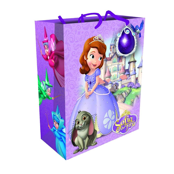 Sofia The First Karaktärer Presentpåse One Size Lila Purple One Size