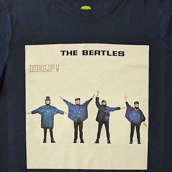 The Beatles Unisex Adult Help! Album T-Shirt XL Marinblå Navy Blue XL