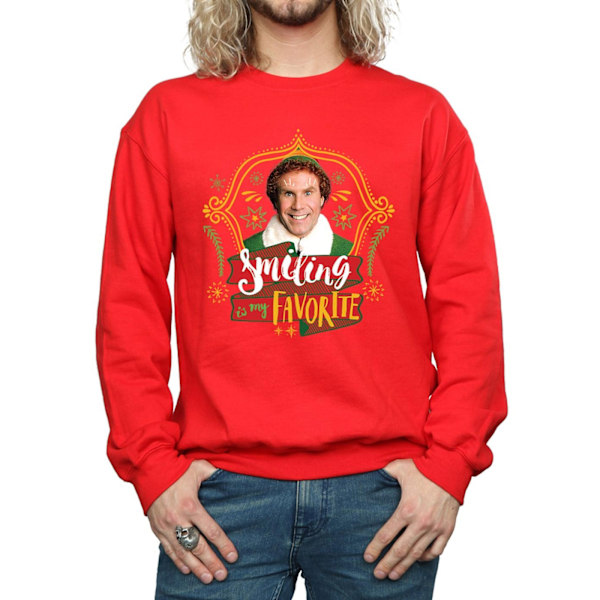 Elf Herr Buddy Leende Sweatshirt 3XL Röd Red 3XL