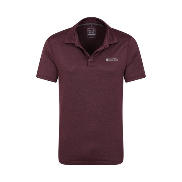 Mountain Warehouse Herr Deuce IsoCool Pikétröja S Dusky Wine Dusky Wine S