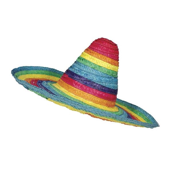 Fiestas Guirca Unisex Vuxen Mexikansk Kostymhatt i Halm One Size Multicoloured One Size