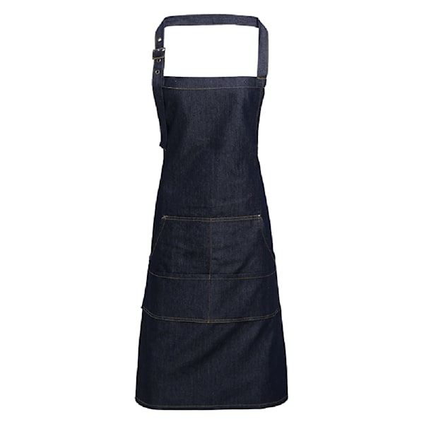 Premier Jeans Stitch Haklappsförkläde One Size Indigo Denim Indigo Denim One Size