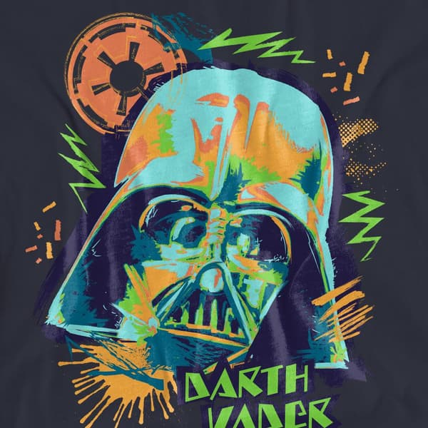 Star Wars Dam 90-tals Darth Vader T-shirt S Deep Navy Deep Navy S