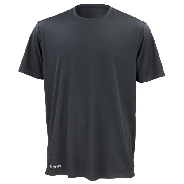 Spiro Herr Quick-Dry Sports Kortärmad Performance T-Shirt S Black S