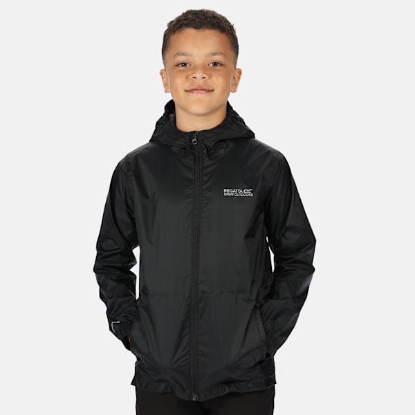 Regatta Great Outdoors Pack It Jacket III Vattentät Barnjacka Black 9-10 Years