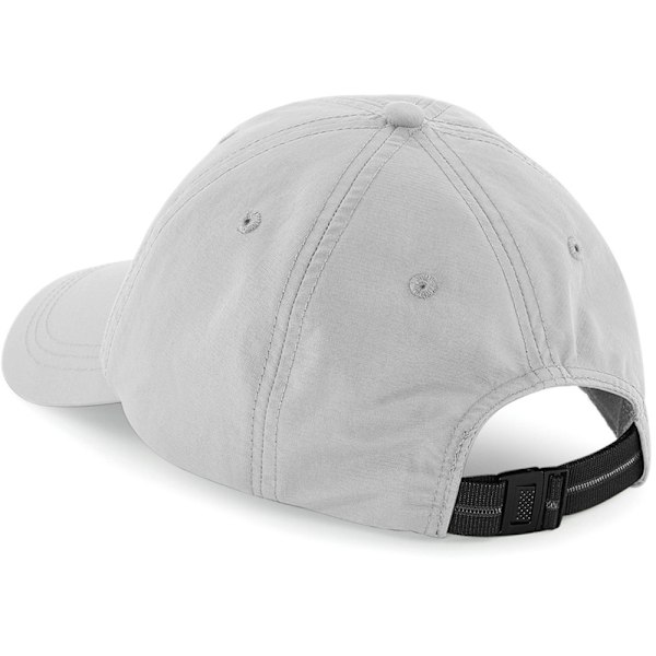 Beechfield Unisex Outdoor Vattentät 6 Panel Baseball Cap One S Light Grey One Size