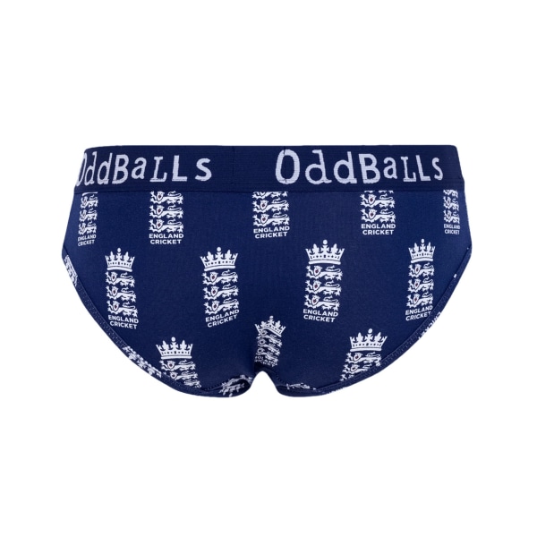 OddBalls Teen Girls England Cricket Briefs 6 UK Blå/Vit Blue/White 6 UK