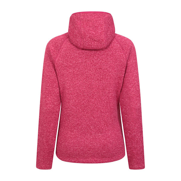 Mountain Warehouse Dam/Kvinnor Nevis Hoodie med Full Dragkedja 8 UK Bri Bright Pink 8 UK