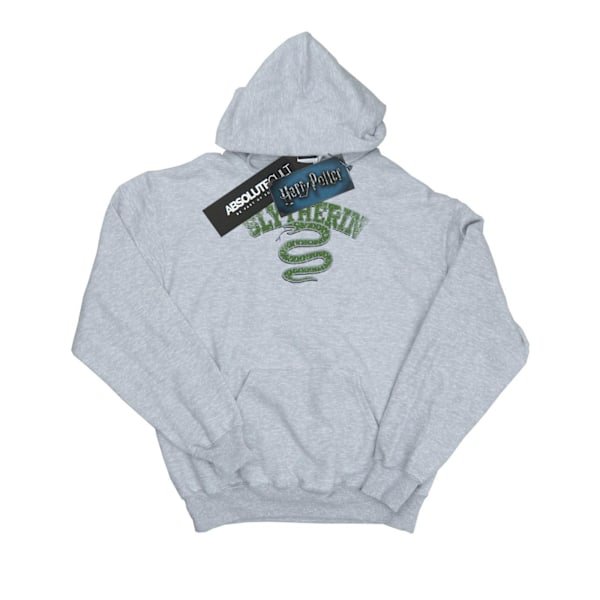 Harry Potter Flickor Slytherin Sport Emblem Hoodie 7-8 År Spor Sports Grey 7-8 Years