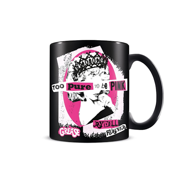 Grease Too Pure To Be Pink Mug En Storlek Svart/Rosa Black/Pink One Size