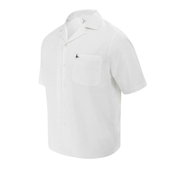 Jack Wills Mönstrad Kortärmad Skjorta för Herr M Vit White M