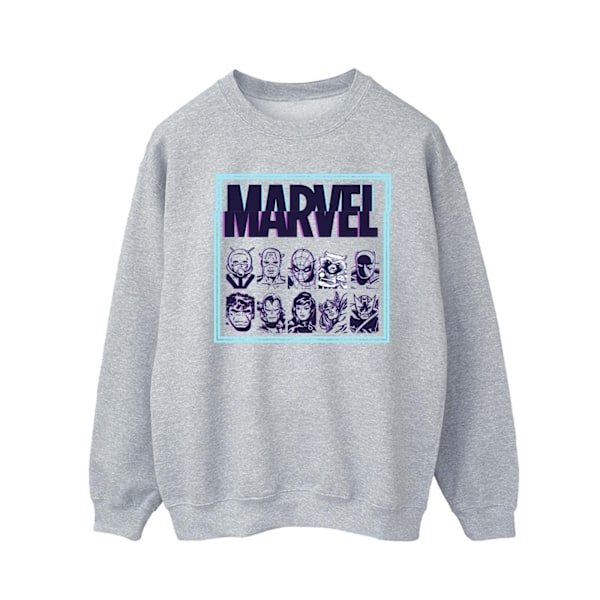 Marvel Comics Glitch Sweatshirt L Sports Grey för män Sports Grey L