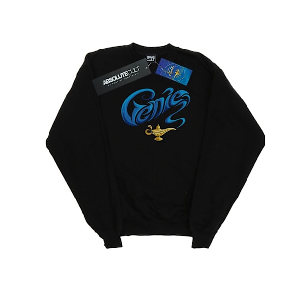 Disney Boys Aladdin Movie Genie Lamp Sweatshirt 7-8 år Svart Black 7-8 Years