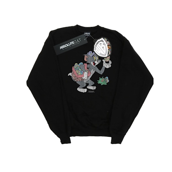 Tom And Jerry Girls Egg Hunt Sweatshirt 9-11 År Svart Black 9-11 Years