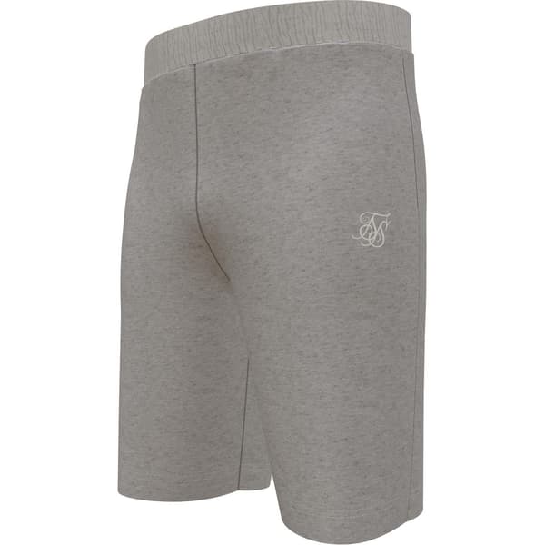 SikSilk Herr Logotyp Sweatshorts S Gråmelerad Grey Marl Marl S