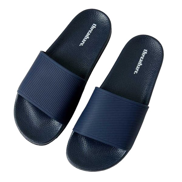 Threadbare Arlo Herrtofflor 10 UK Marinblå Navy 10 UK