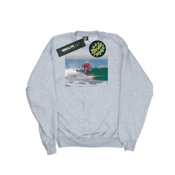 DC Comics Dam/Kvinnor Batman TV-serie Joker Surfing Sweatshirt Sports Grey L