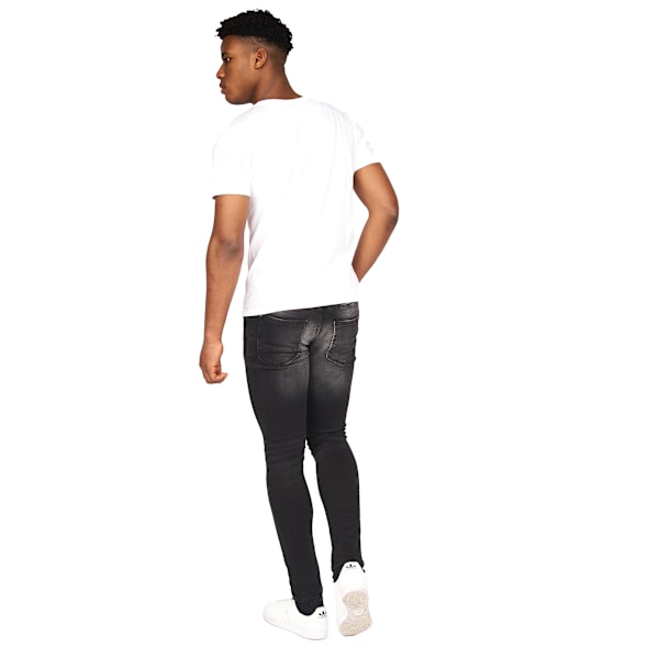 Crosshatch Herr Barbeck Slim Jeans 38R Black Wash Black Wash 38R