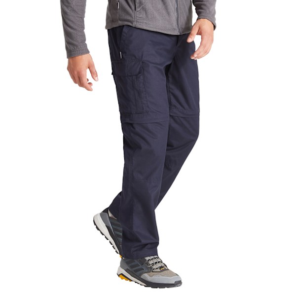 Craghoppers Expert Kiwi Konvertibla Skräddarsydda Byxor Herr 34R Dark Navy 34R