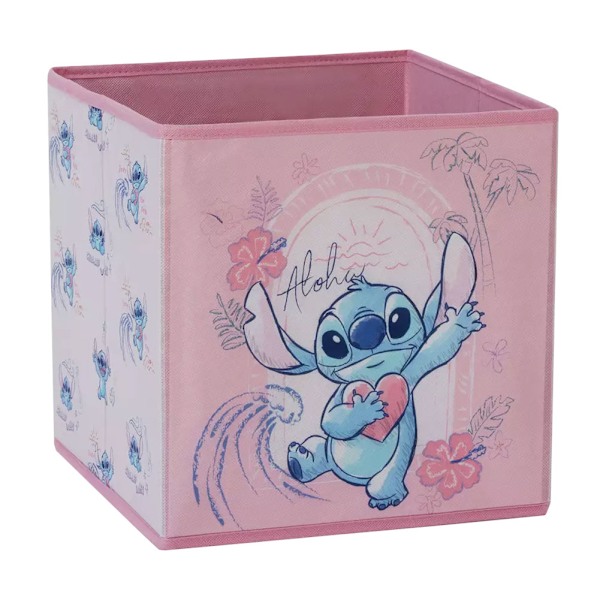 Lilo & Stitch Aloha Kubförvaringslåda (2-pack) Storlek: En Storlek Rosa/ Pink/Blue One Size