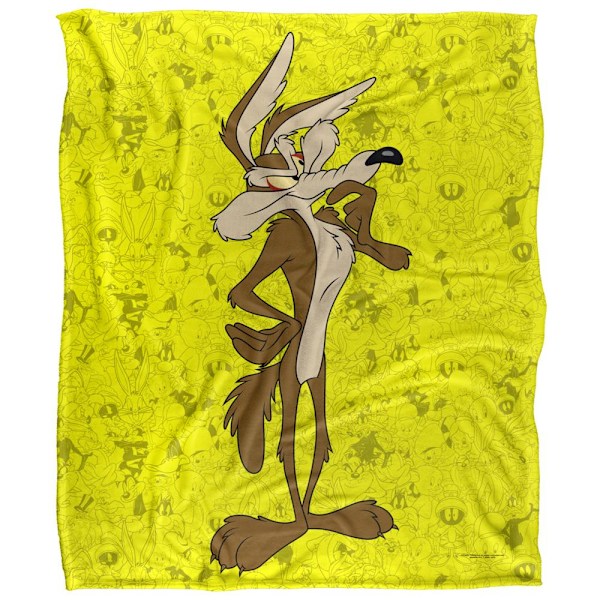 Looney Tunes Karaktärskollage Wile E Coyote Filt One Size M Multicoloured One Size