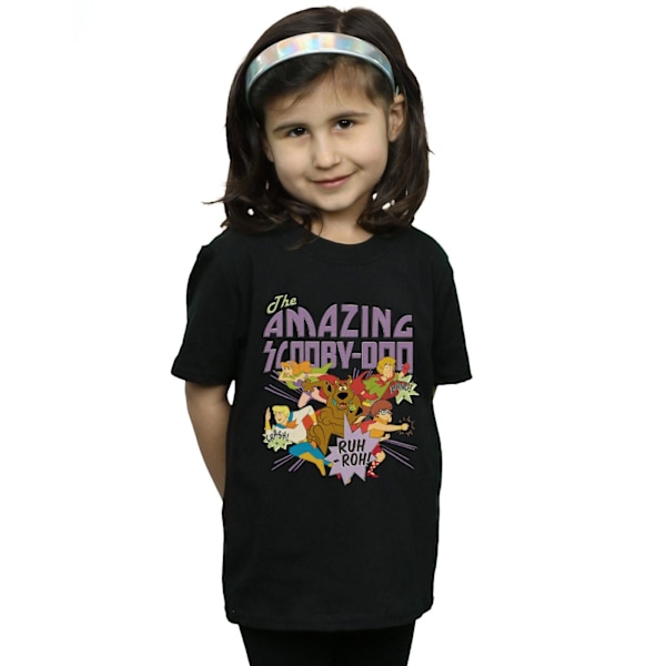 Scooby Doo Girls The Amazing Scooby T-shirt 7-8 år Svart Black 7-8 Years
