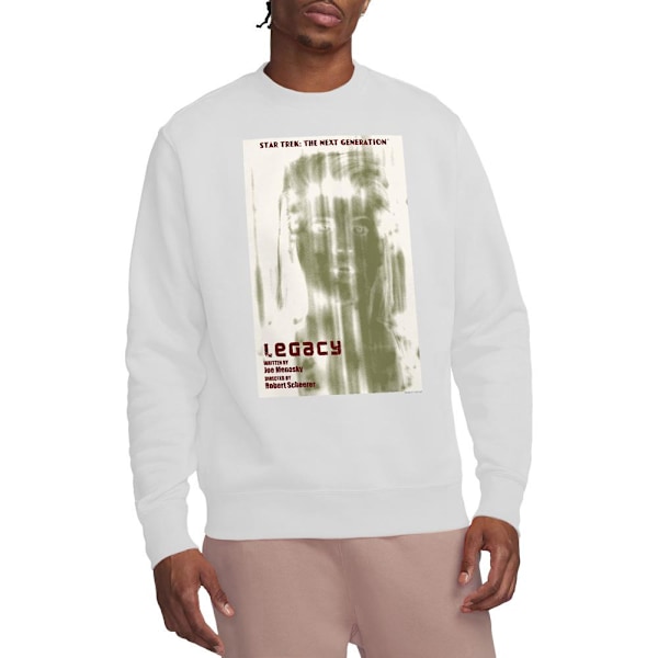 Star Trek Unisex Vuxen The Next Generation Säsong 4 Avsnitt 6 S White L