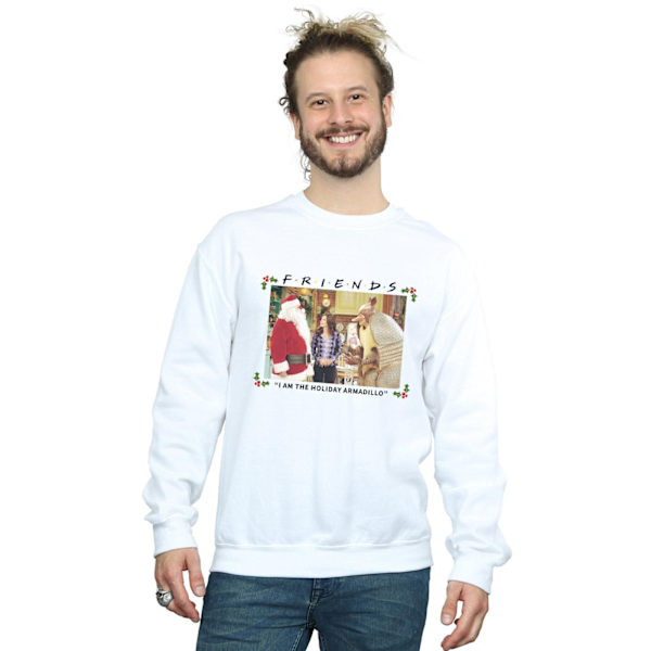 Friends Herr I Am The Holiday Armadillo Sweatshirt M Vit White M