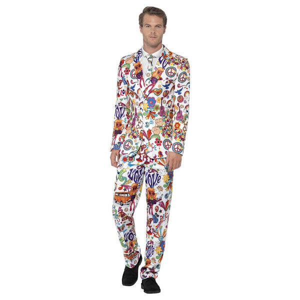 Smiffys Herr Groovy Kostymset XL Flerfärgad Multicoloured XL