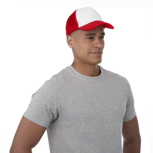 Bullet Trucker 5 Panel Cap One Size Röd/Vit Red/White One Size