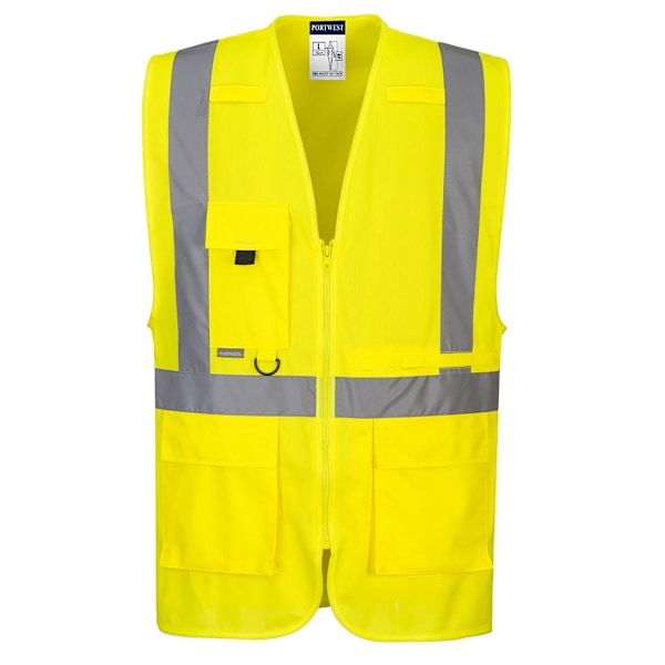Portwest Herr C357 Hi-Vis Väst 4XL Gul Yellow 4XL