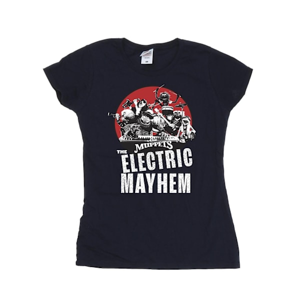 The Muppets Dam T-shirt i Bomull för Kvinnor/Damer Mayhem XXL Marinblå Navy Blue XXL