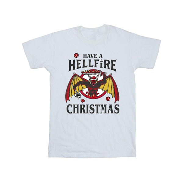 Netflix Boys Stranger Things Hellfire Jul T-Shirt 12-13 Y White 12-13 Years