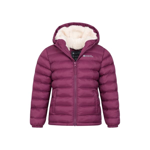Mountain Warehouse Barn/Kids Seasons Pälsfodrad Vadderad Jacka Pink 3-4 Years